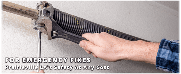 Broken Garage Door Spring Prairieville LA